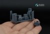 Quinta Studio QDS+32228 Tornado Gr.4 3D-Printed & coloured Interior on decal paper (Italeri) (Small version) (with 3D-printed resin parts) 1/32